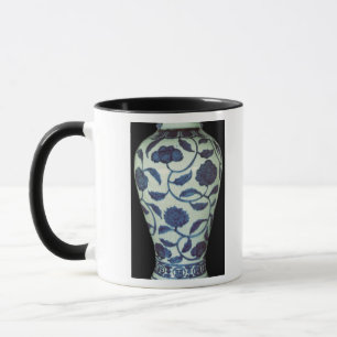 Großer blauer und weißer Vase, Jaijing Zeitraum Tasse