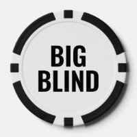 Großer Blind Einfacher Schwarzer Weißer Text