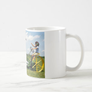 Großer Block-Rasenmäher Tasse