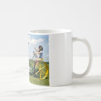 Großer Block-Rasenmäher Tasse