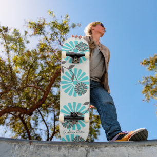Großer BlumenSkateboard Skateboard