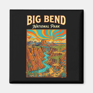 Großer Bogen Nationalpark Canyon Landschaft Texas Magnet