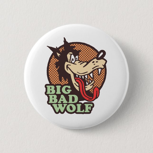 Großer Böser Wolf Button (Vorderseite)