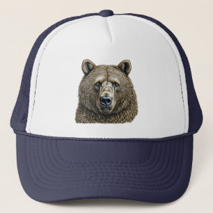 Großer Brauner Bär Truckerkappe