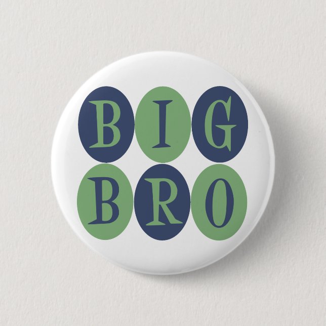 Großer Bro Knopf Button (Vorderseite)
