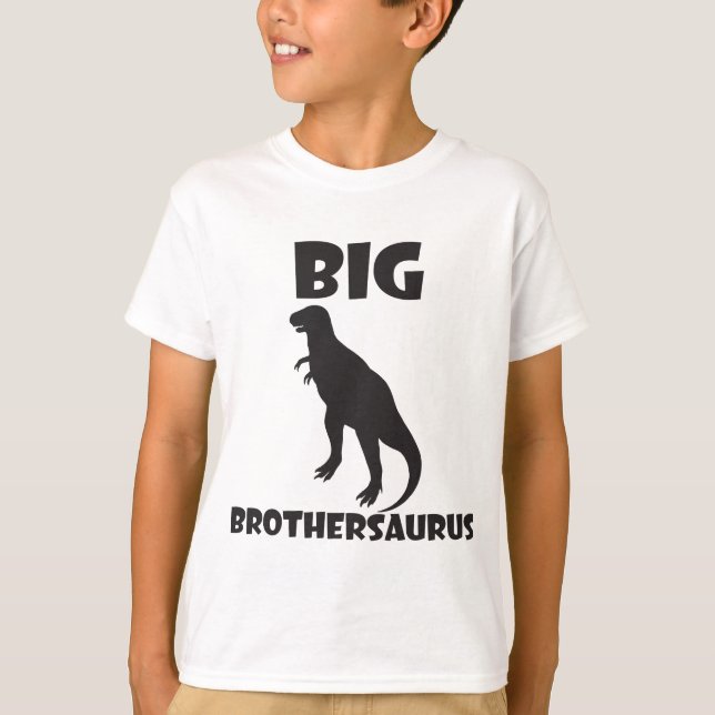 Großer Brothersaurus Dinosaurier-T - Shirt (Vorderseite)