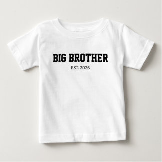 Großer Bruder Benutzerdefiniertes Jahres-Shirt Baby T-shirt