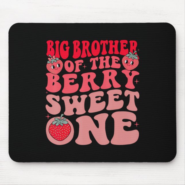 Großer Bruder der süßen Erdbeere Mousepad (Vorne)