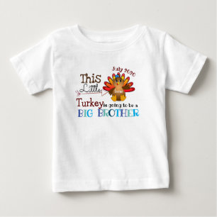 Grosser Bruder, der Türkei Schwangerschaft Ankündi Baby T-shirt