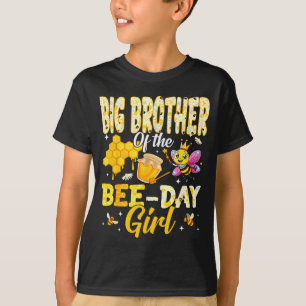 Großer Bruder des Bienen-Tages-Mädchen-Geburtstags T-Shirt