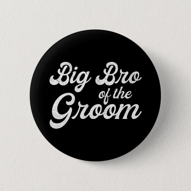 Großer Bruder des Bräutigams Shirts für Männer Jun Button (Vorderseite)