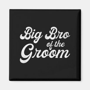 Großer Bruder des Bräutigams-Shirts für Männer Jun Magnet