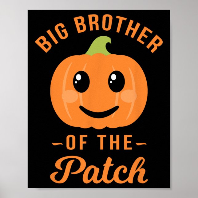 Großer Bruder des Patches - KürbisfamilienHallowee Poster (Vorne)