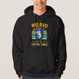 Großer Bruder des Shark Geburtstags Familiengeburt Hoodie