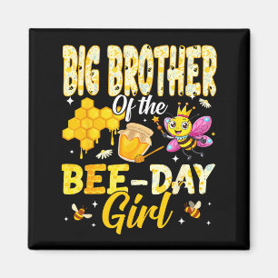 Großer Bruder des Tages des Bienentages Mädchen Ge Magnet