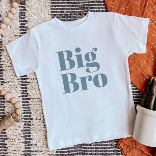 Großer Bruder   Dusty Blau passende Geschwister Fa Baby T-shirt