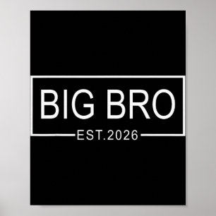 Großer Bruder Est. 2026 Neue Schwangerschaftsankün Poster