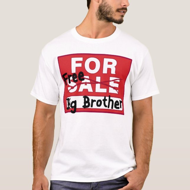 Großer Bruder für Verkaufs-lustigen T - Shirt (Vorderseite)