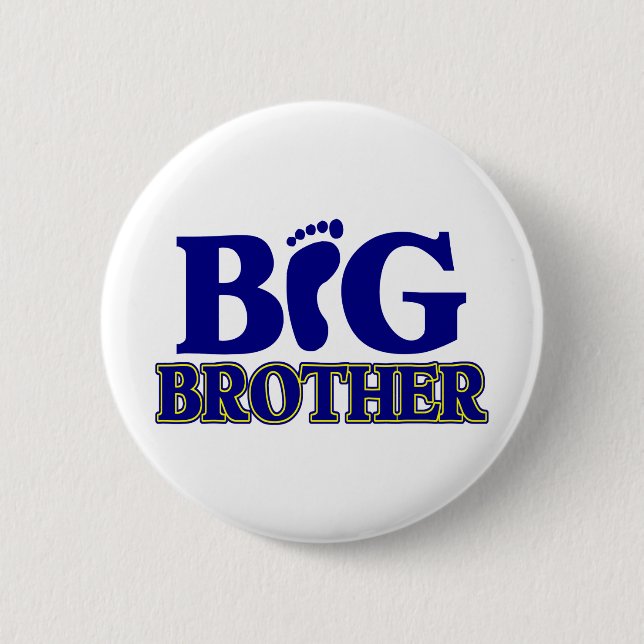 Großer Bruder (Fuß) Button (Vorderseite)