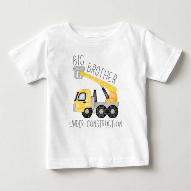 Großer Bruder im Bau, Bruder Digger Baby T-shirt (Vorderseite)