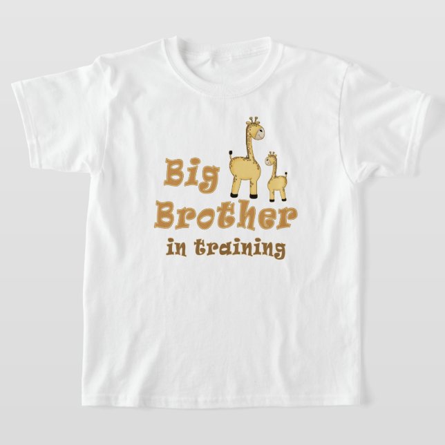Großer Bruder im Training Giraffe T-Shirt (Ablage )