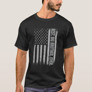 Großer Bruder je Amerika Flag Geschenk für Männer  T-Shirt