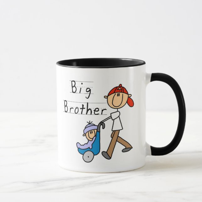 Großer Bruder mit kleinem Bruder Tasse (Rechts)