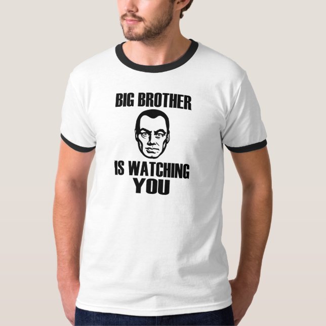 Großer Bruder passt Sie auf T-Shirt (Vorderseite)