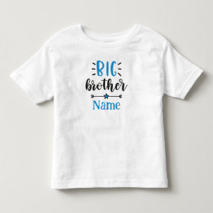 Großer Bruder Personalisierter Name Süß Kleinkind T-shirt