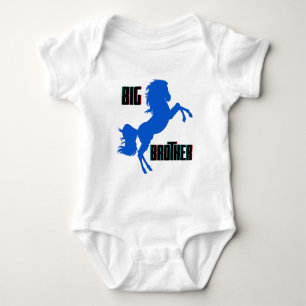 Großer Bruder Pferdeaufzucht Baby Strampler