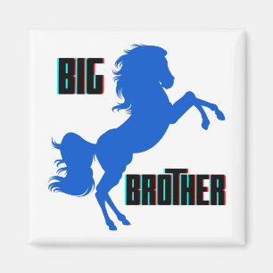 Großer Bruder Pferdezucht Magnet