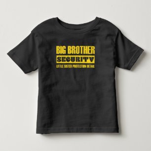Großer Bruder Sicherheit, Kleiner Schwester Schutz Kleinkind T-shirt