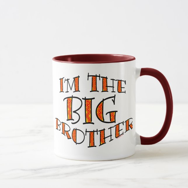 "Großer Bruder-" Tasse (Rechts)