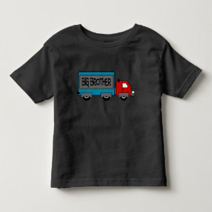 Großer Bruder und Großfrachter, rot und blau Kleinkind T-shirt