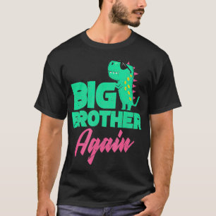 Großer Bruder wieder süßer Dinosaurier-Junge und K T-Shirt