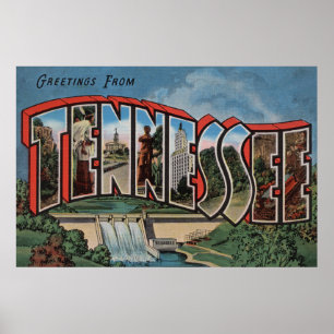 Großer Buchstabe ScenesTennessee Tennessees Poster