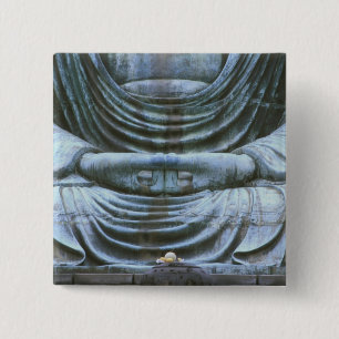 Großer Buddha Detail, Kotokuji Tempel, Kamakura, 2 Button