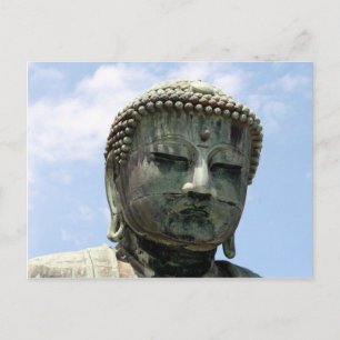 großer Buddha-Kopf Postkarte