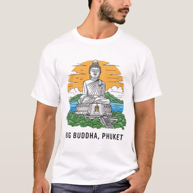 Großer Buddha, Phuket T-Shirt (Vorderseite)
