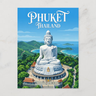 Großer Buddha Thailand Postkarte