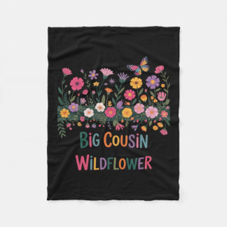 Großer Cousin des Little Wildflower Geburtstags Fleecedecke