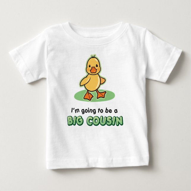 Großer Cousin, zum - Ente zu sein Baby T-shirt (Vorderseite)