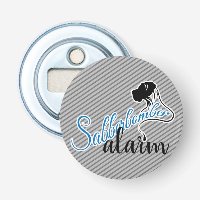 Großer Dan-Spaß auf Deutsch Flaschenöffner (Vorderseite)