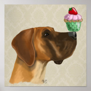 Großer Dan und Cupcake Poster