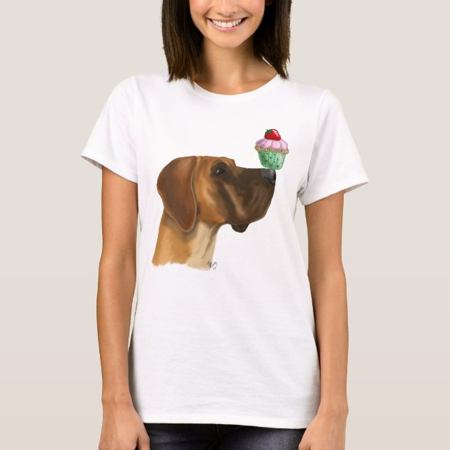 Großer Dan und Cupcake T-Shirt (Vorderseite)
