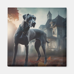 Großer Däne Halloween Gruselig Magnet