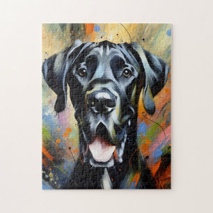 Großer Dane Hund Akrylkunst Print Hund Lover Gesch Puzzle