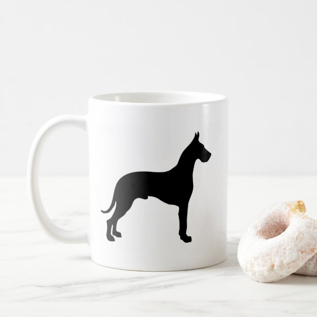 Großer Däne-Klassiker-Tasse Kaffeetasse (Mit Donut)