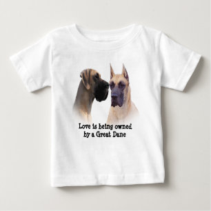 Großer Däne-König des Hundekleinkind-UnisexT - Baby T-shirt