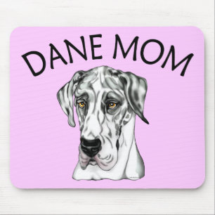 Großer Däne-Mama-Harlekin UC Mousepad